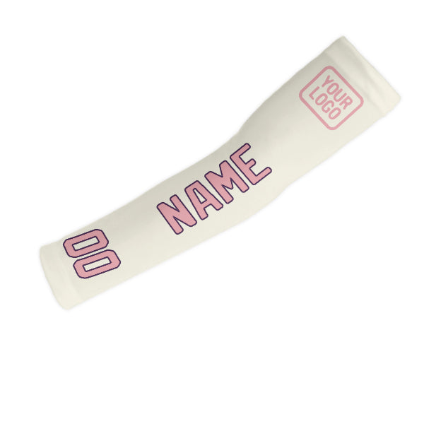 Custom Cream Light Pink Arm Sleeve