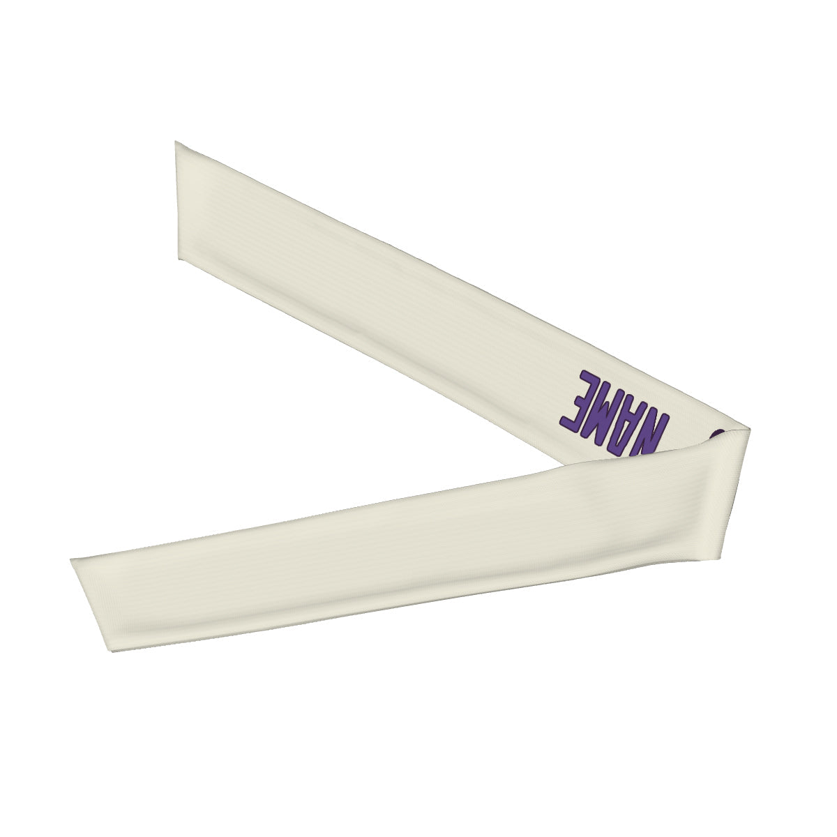 Custom Cream Light Purple Headband