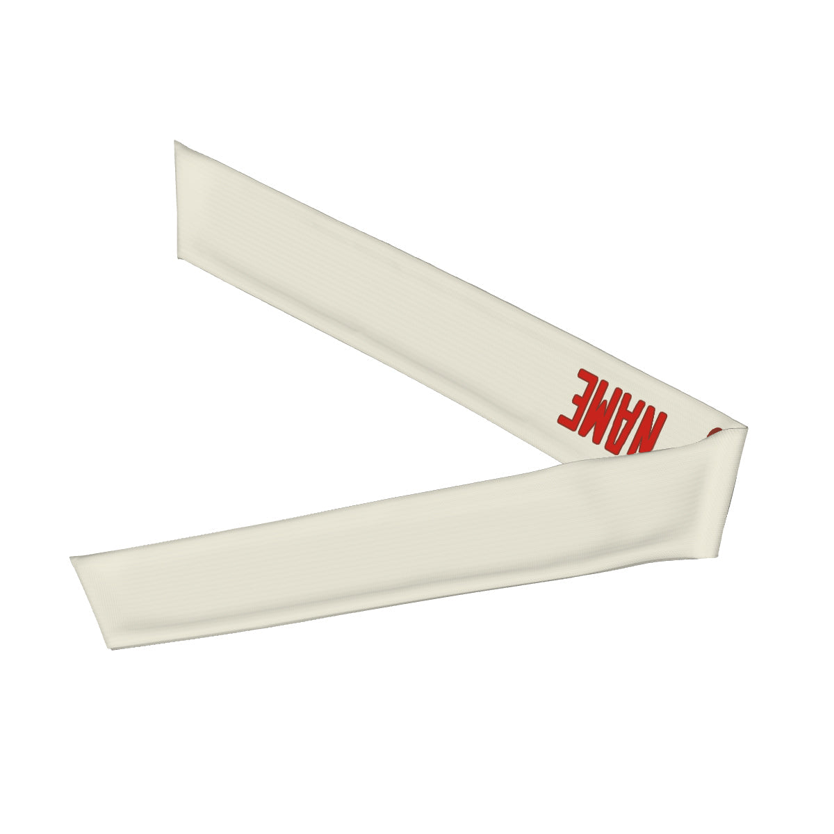 Custom Cream Orange Red Headband