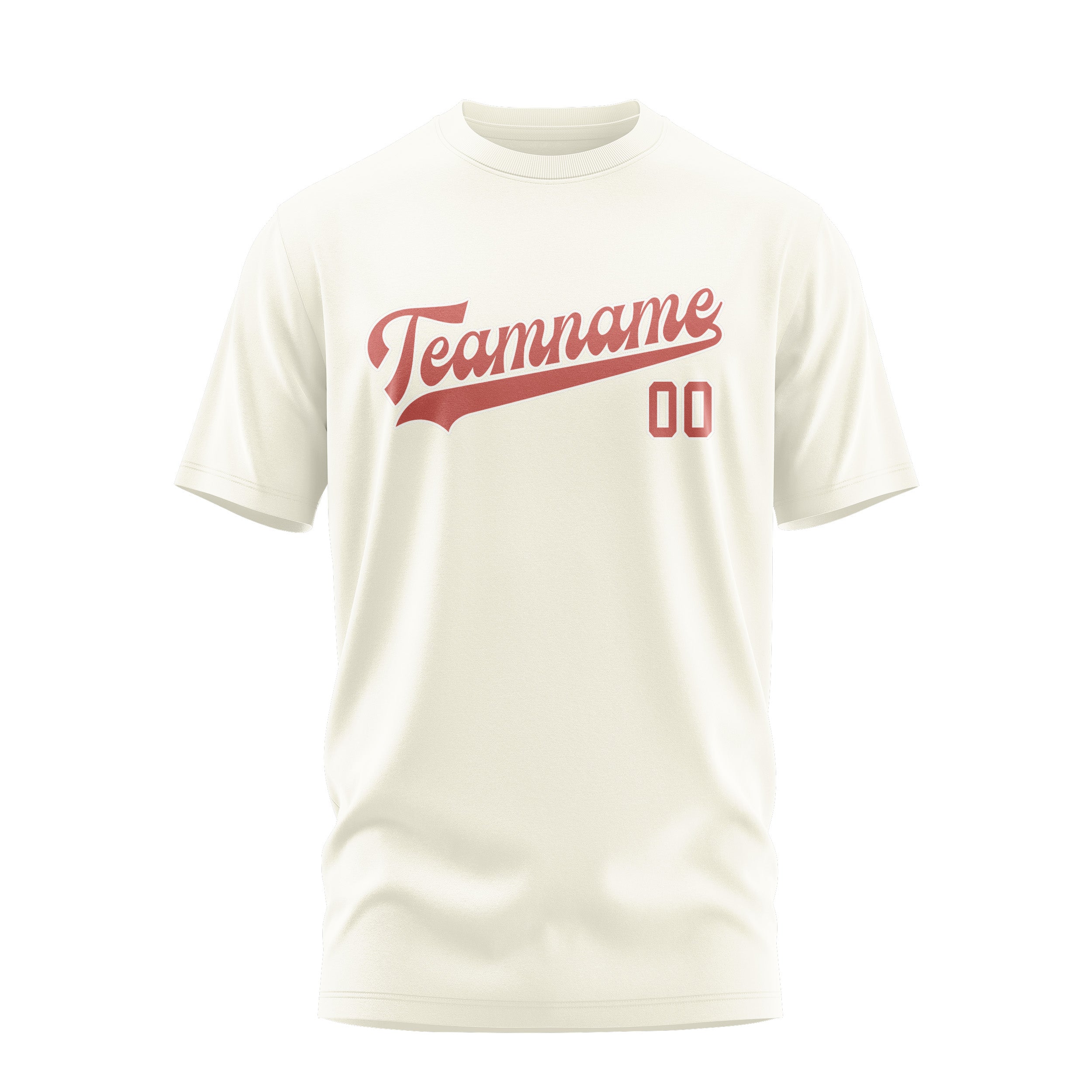カスタムクリームコッパーローズTシャツ