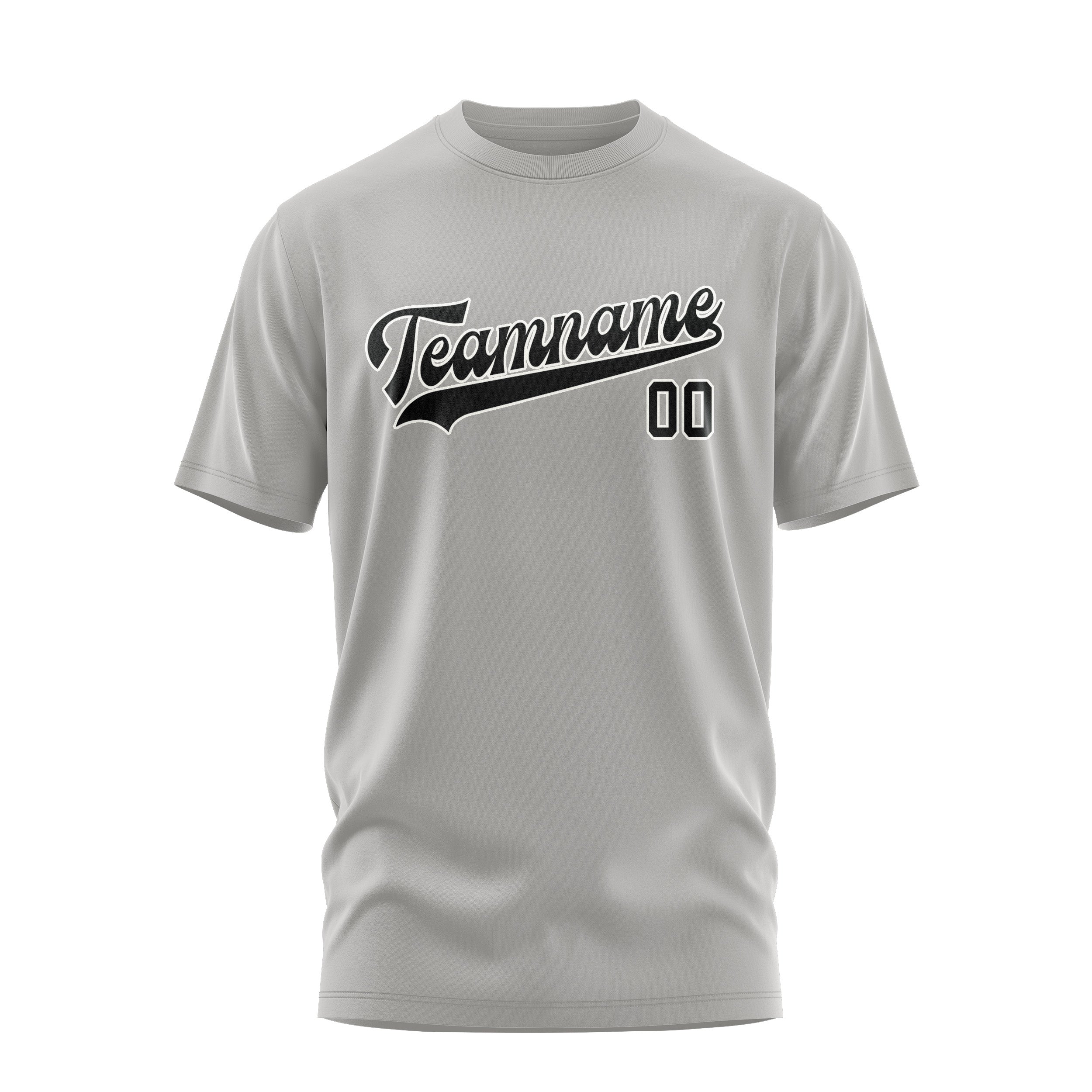 カスタムグレーブラックTシャツ