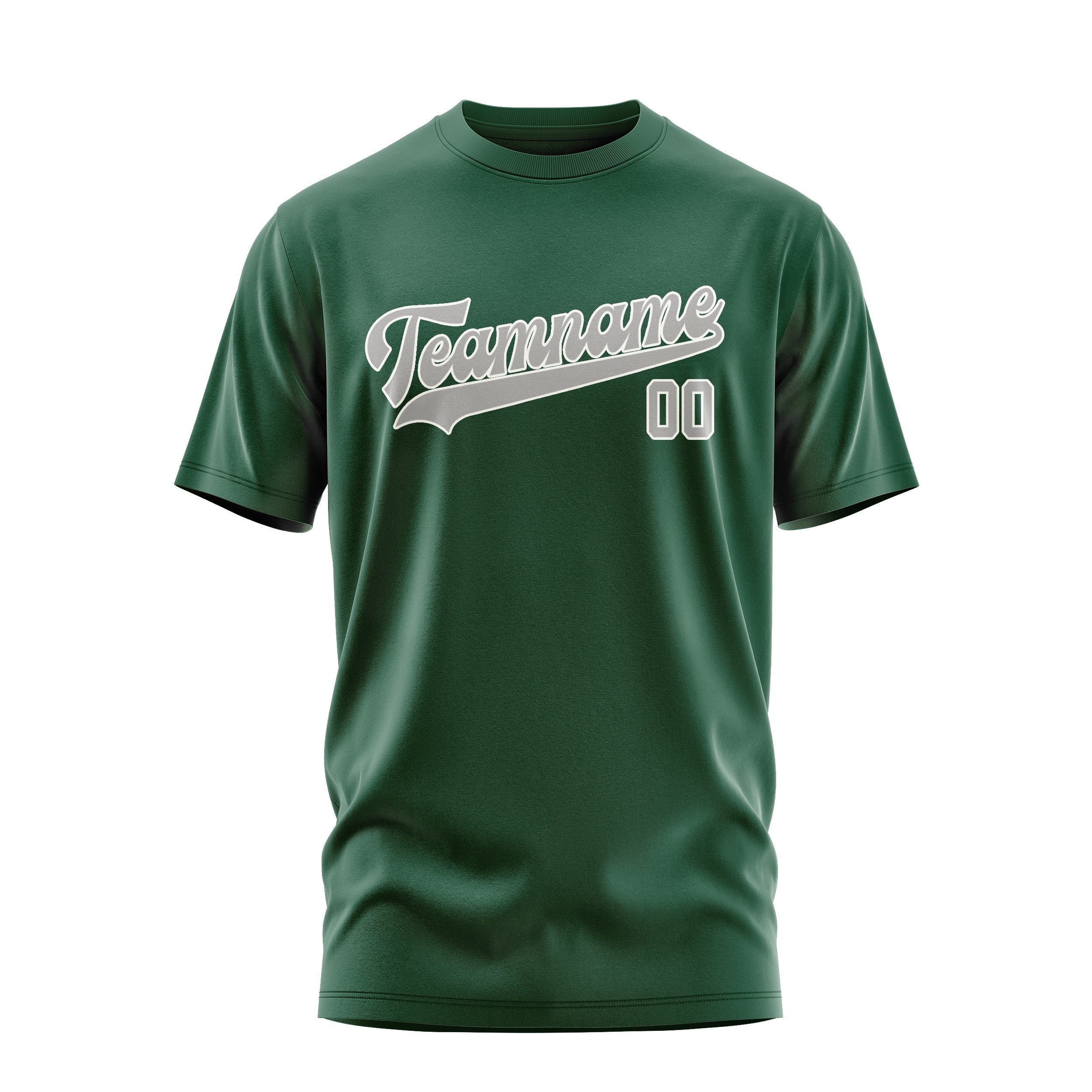 カスタムグリーングレーTシャツ