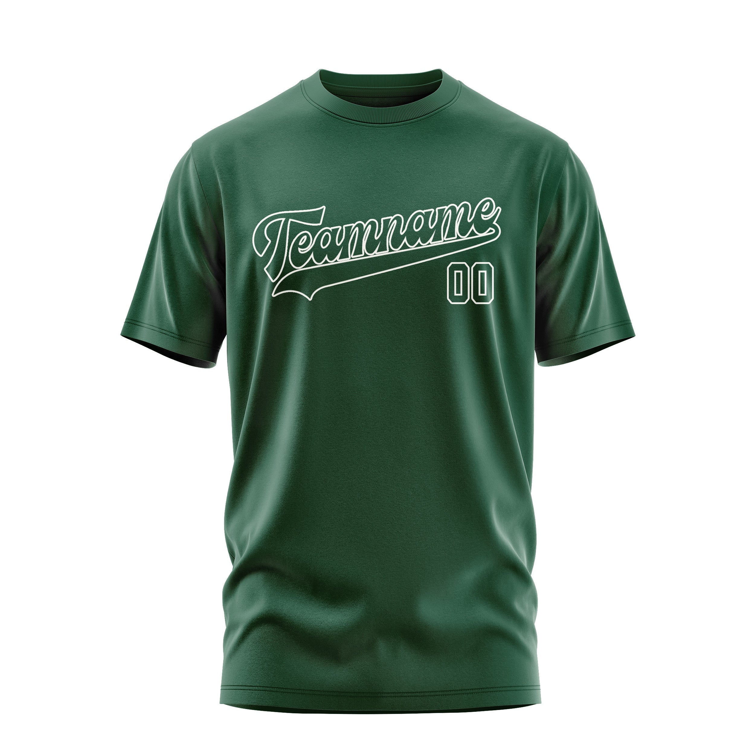 カスタムグリーングリーンTシャツ
