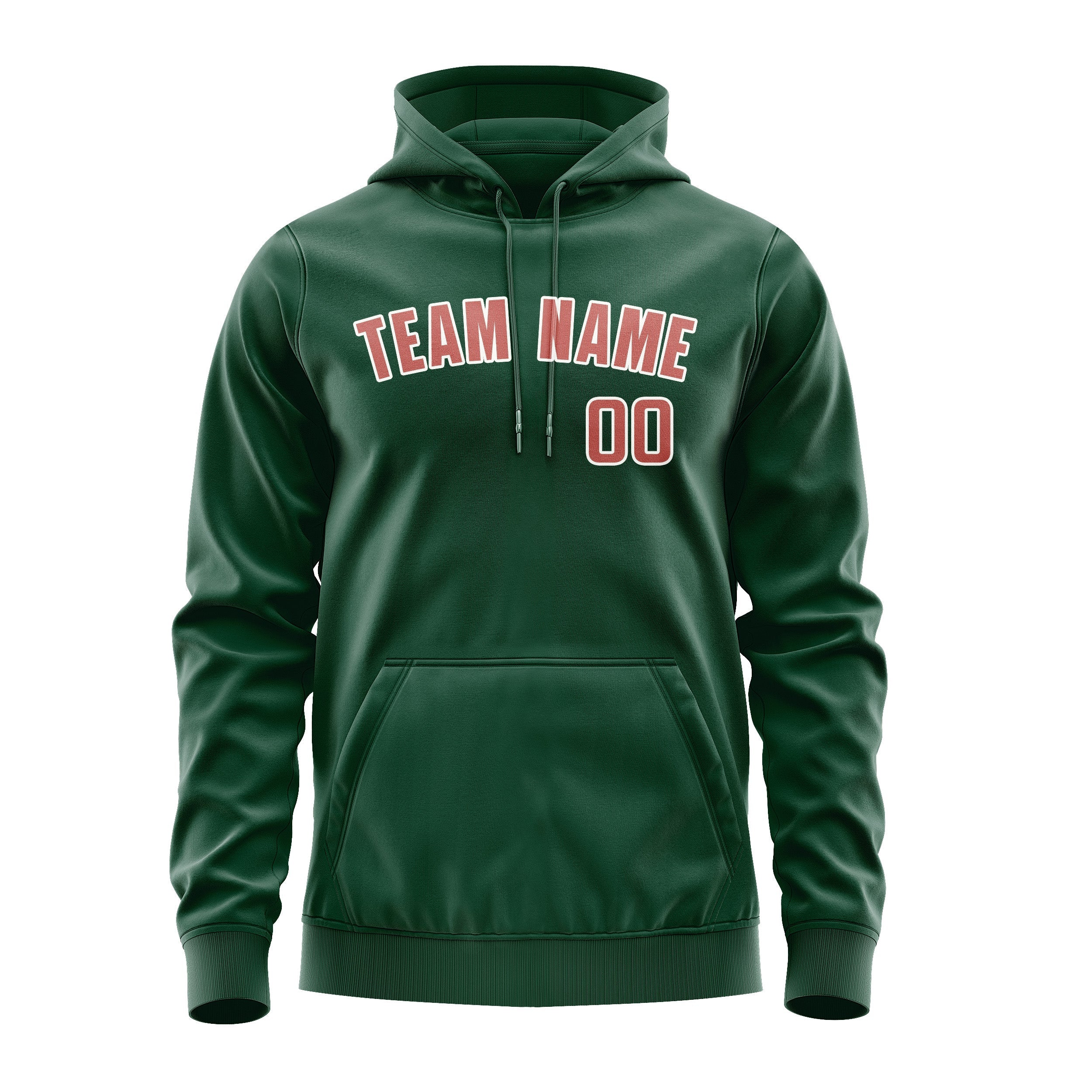 Custom Green Copper Rose Hoodie