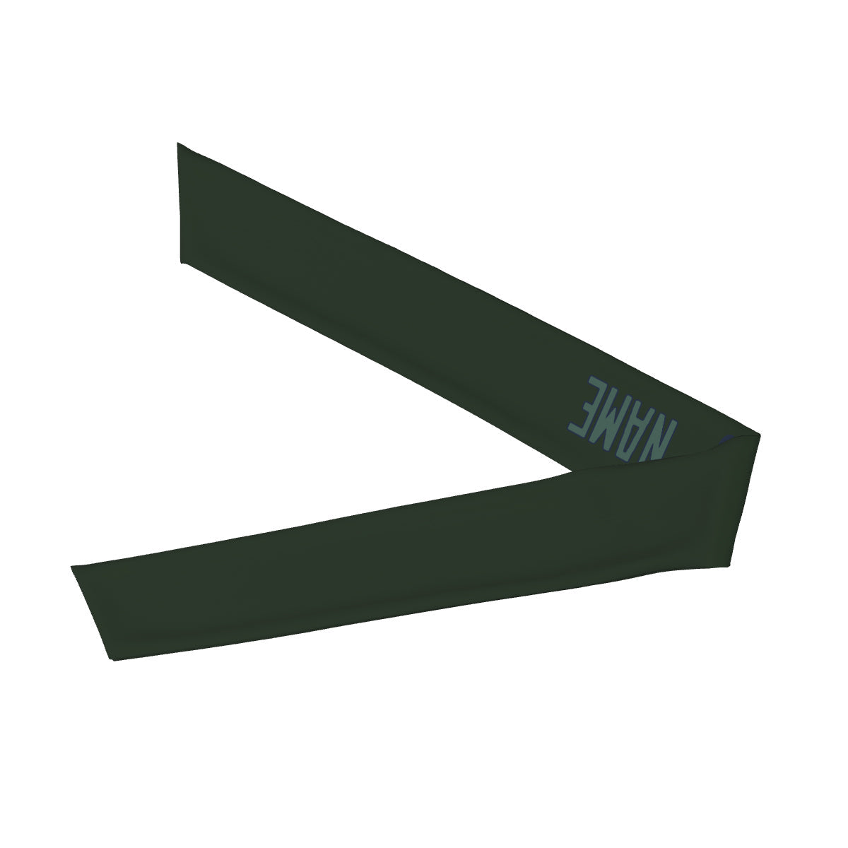 Custom Dark Green Blue Green Headband