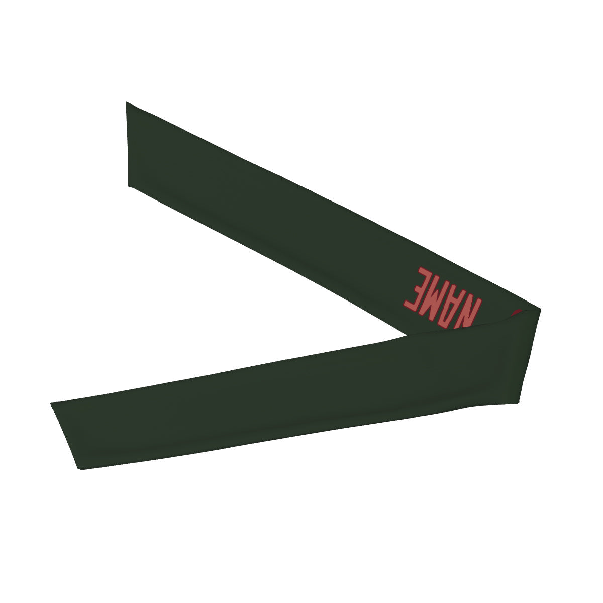Custom Dark Green Copper Rose Headband