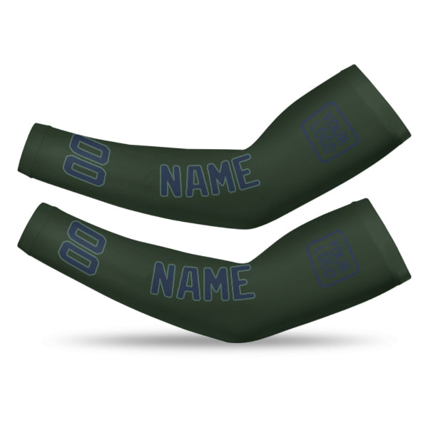 Custom Dark Green Blue Arm Sleeve