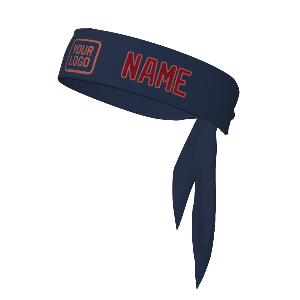 Custom Blue Crimson Red Headband