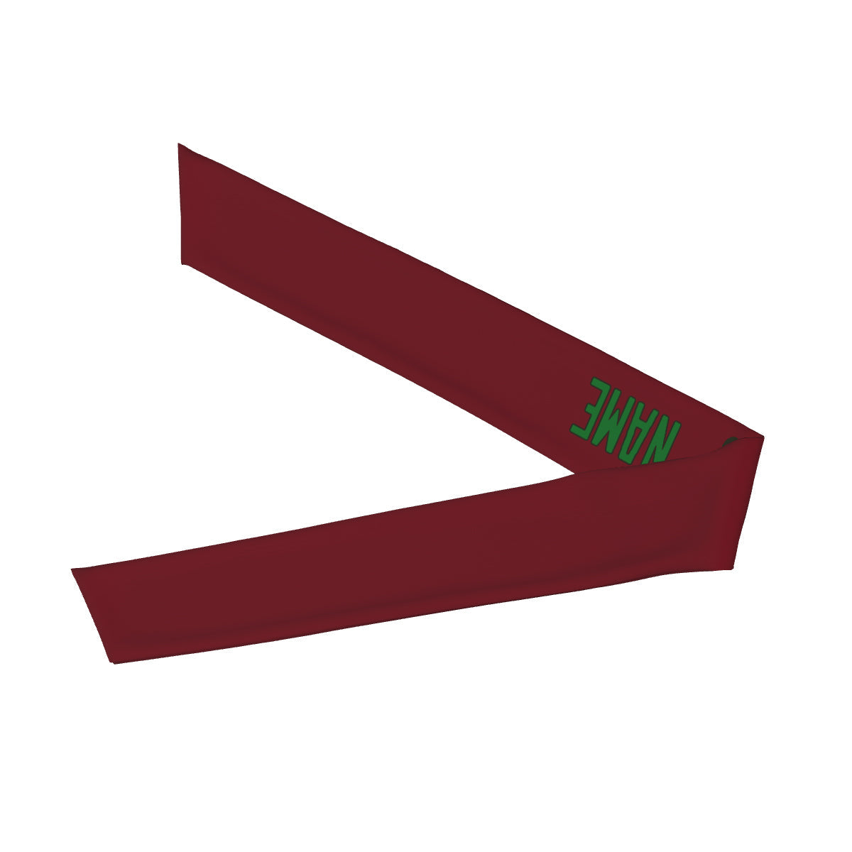 Custom Crimson Red Emerald Green Headband