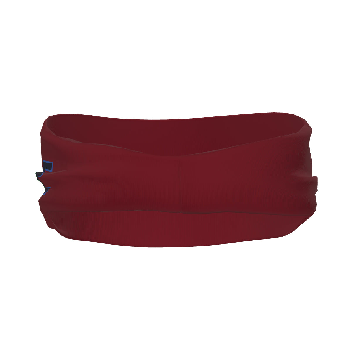 Custom Crimson Red Navy Sports headband