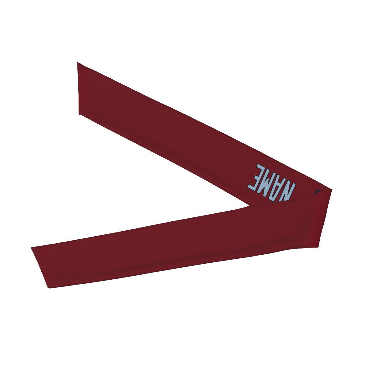 Custom Crimson Red Light Blue Headband