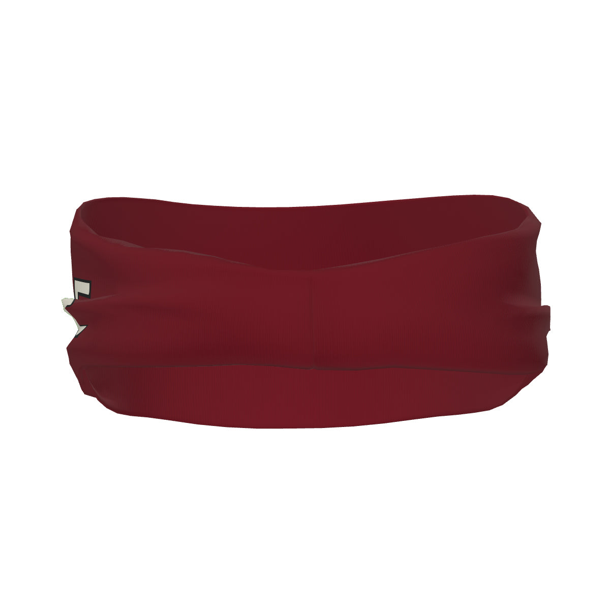 Custom Crimson Red Cream Sports headband