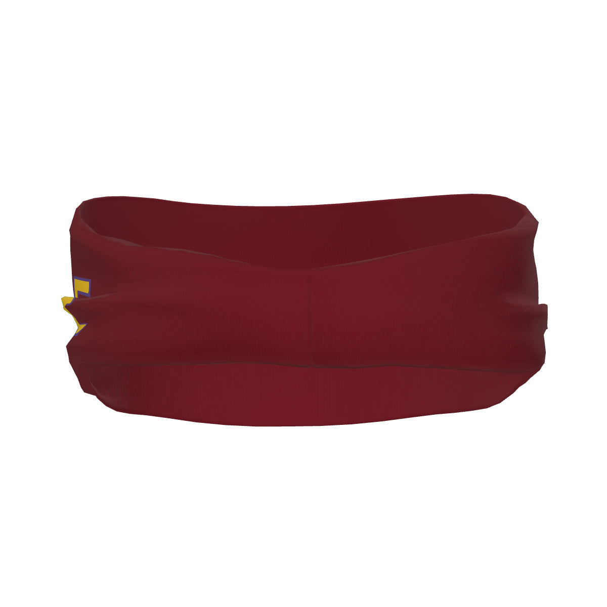 Custom Crimson Red Gold Sports headband