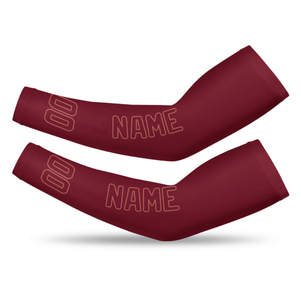 Custom Crimson Red Crimson Red Arm Sleeve