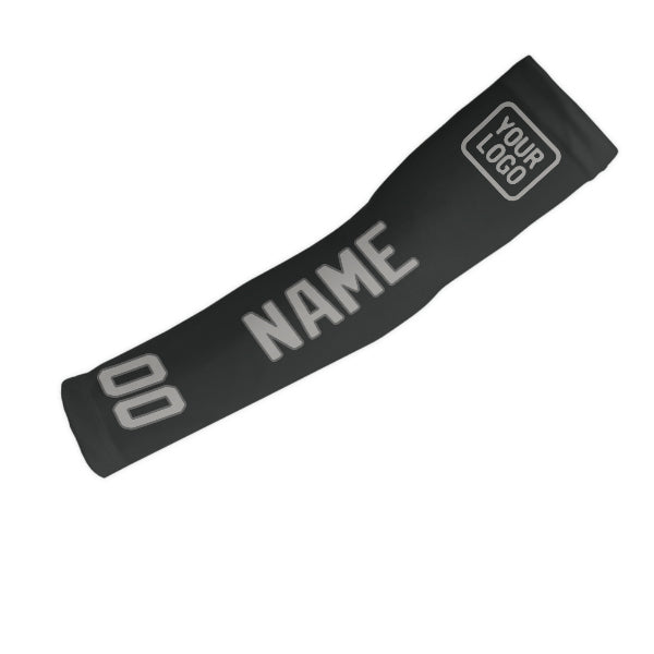 Custom Black Gray Arm Sleeve