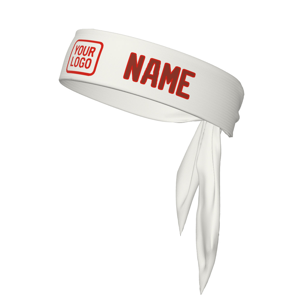 カスタムホワイトコーラルレッドヘッドバンド