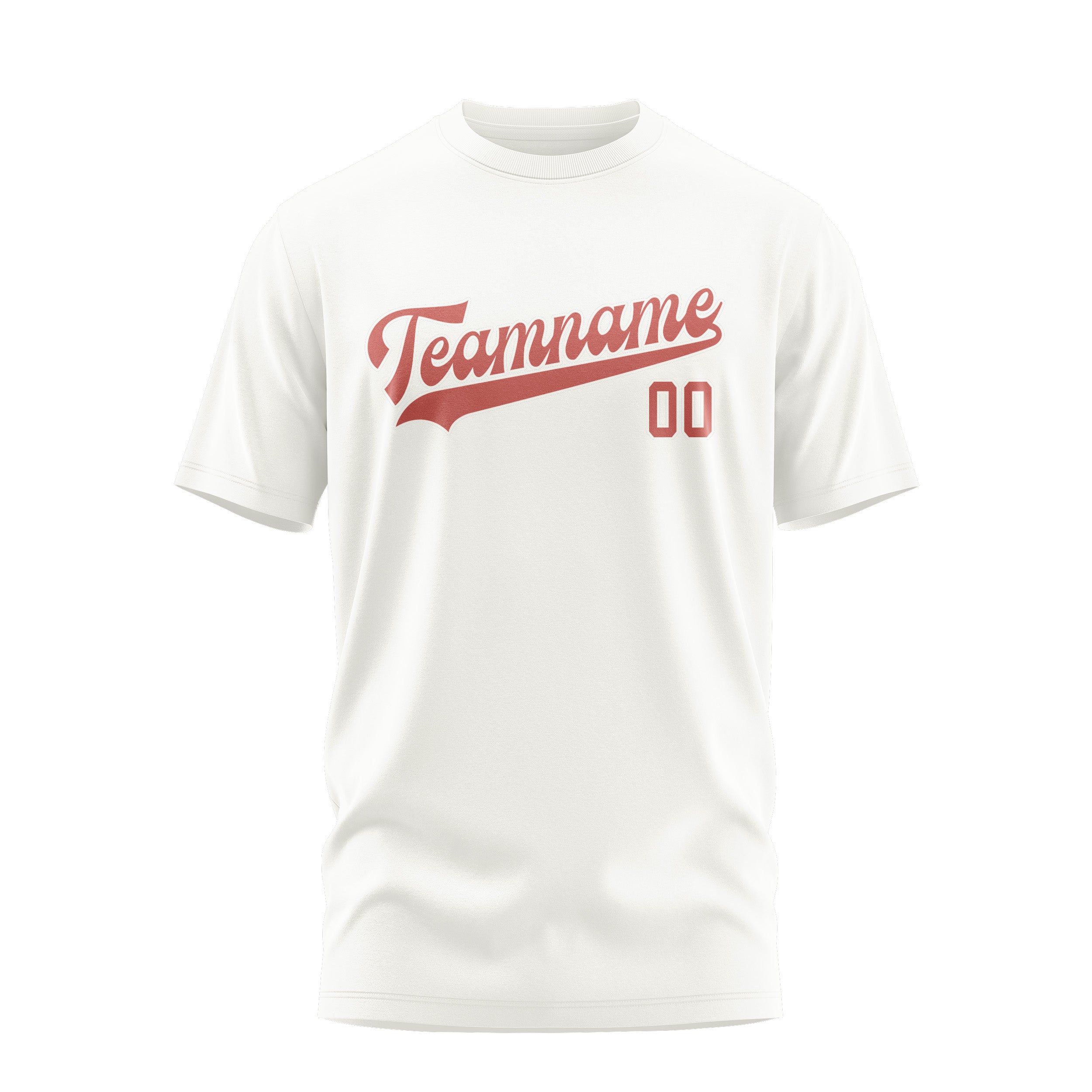 カスタムホワイトコッパーローズTシャツ