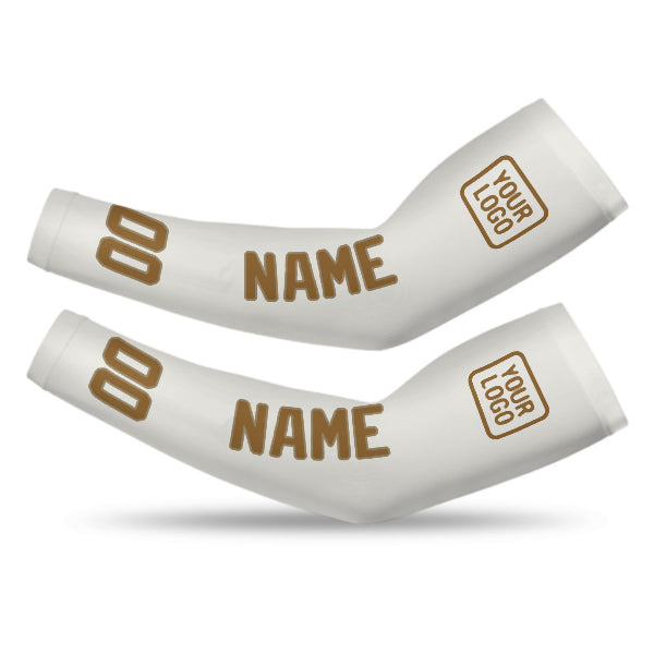 カスタムホワイトカーキアームスリーブ