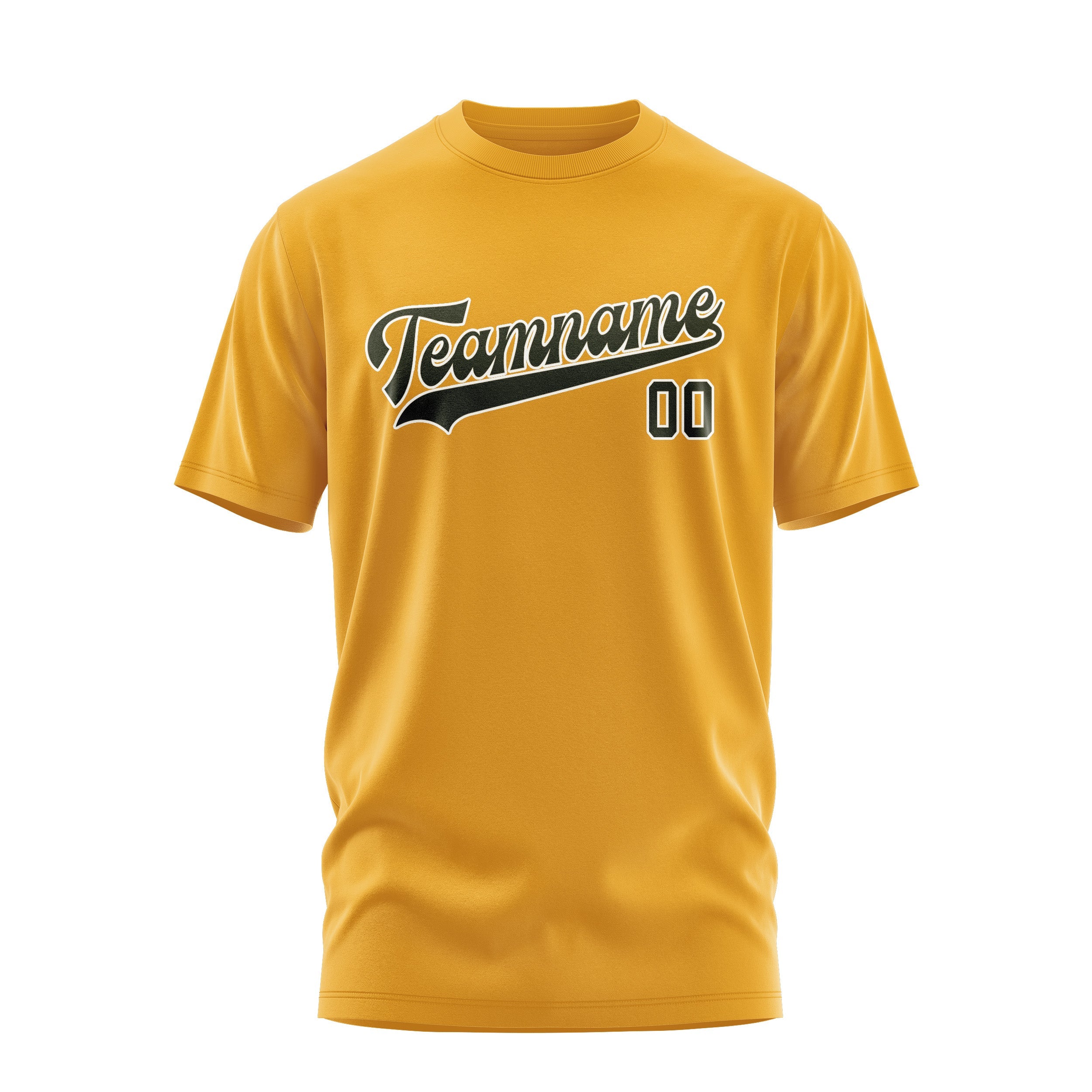 カスタムイエローオリーブTシャツ
