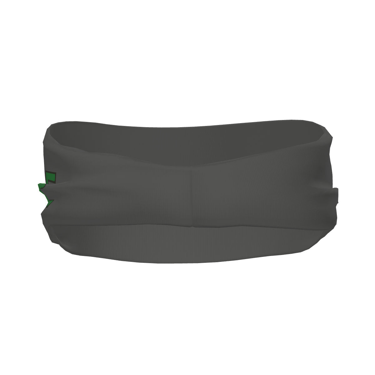 Custom Dark Grey Emerald Green Sports headband