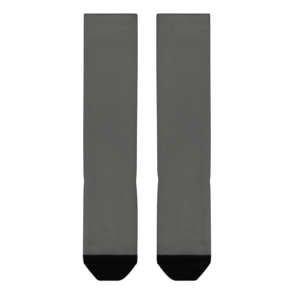 Custom Dark Grey Dark Grey Knee-High Sock