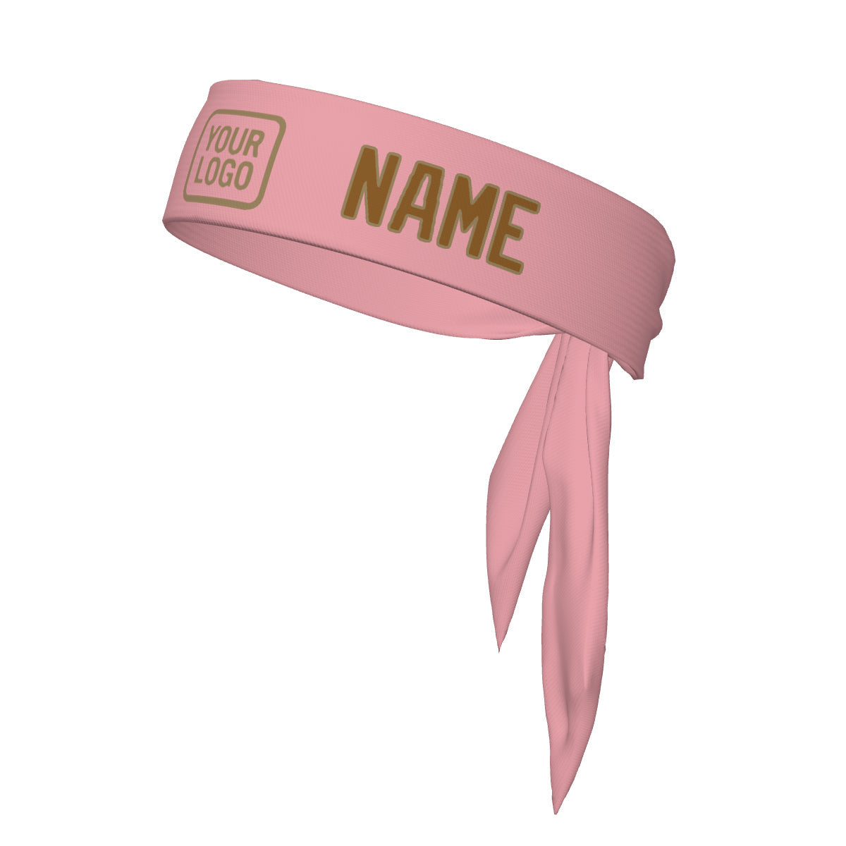 カスタムライトピンクカーキヘッドバンド