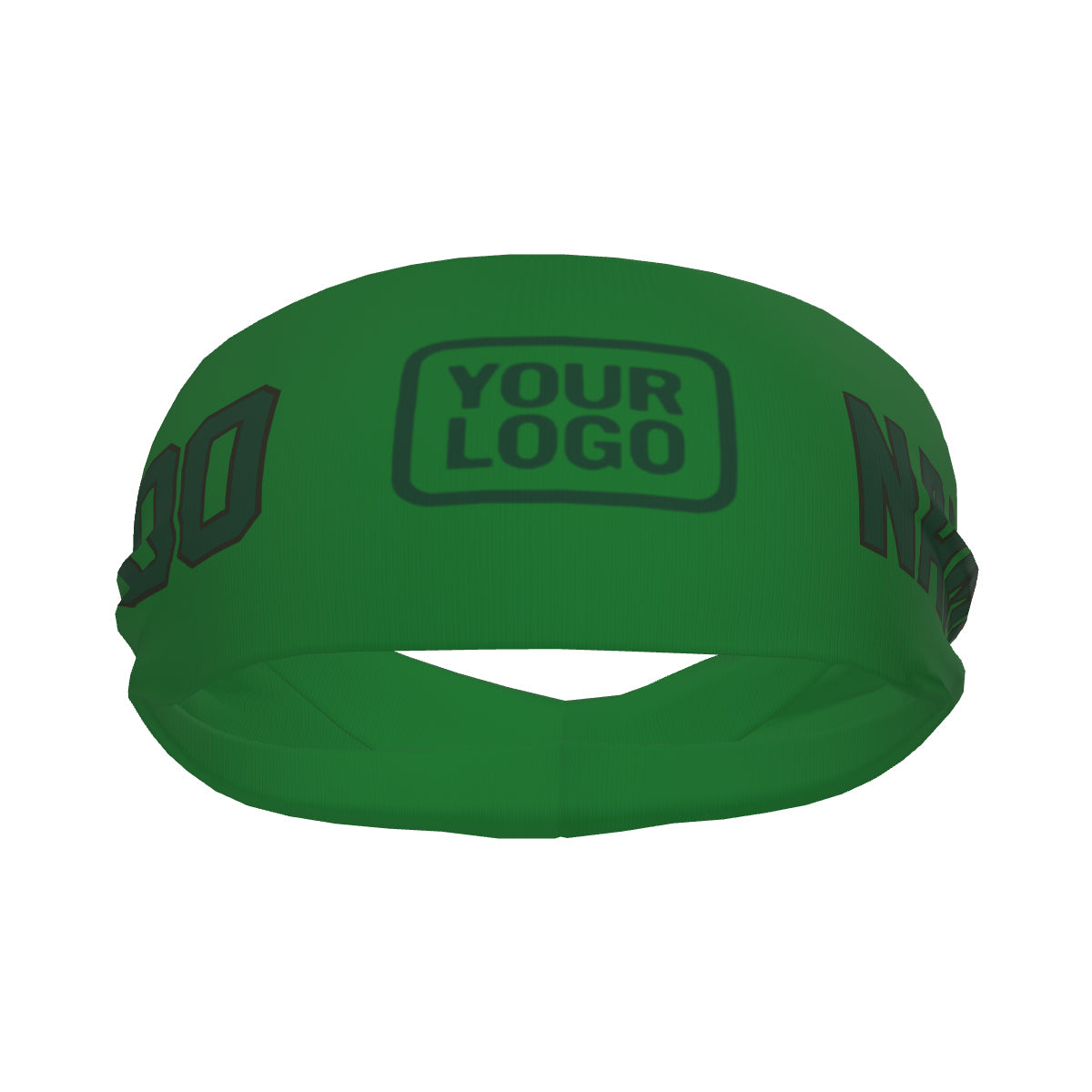 Custom Emerald Green Green Sports headband