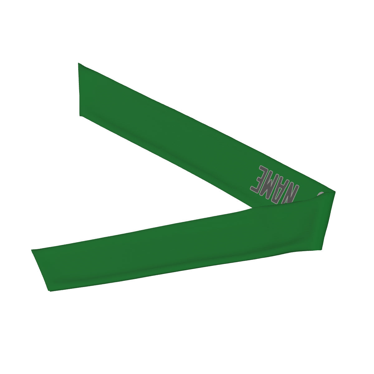 Custom Emerald Green Dark Grey Headband