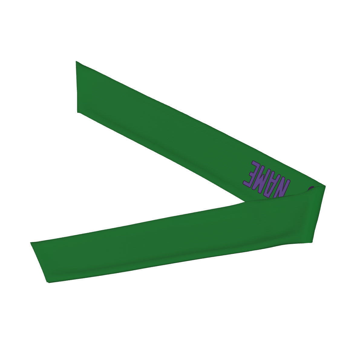 Custom Emerald Green Light Purple Headband