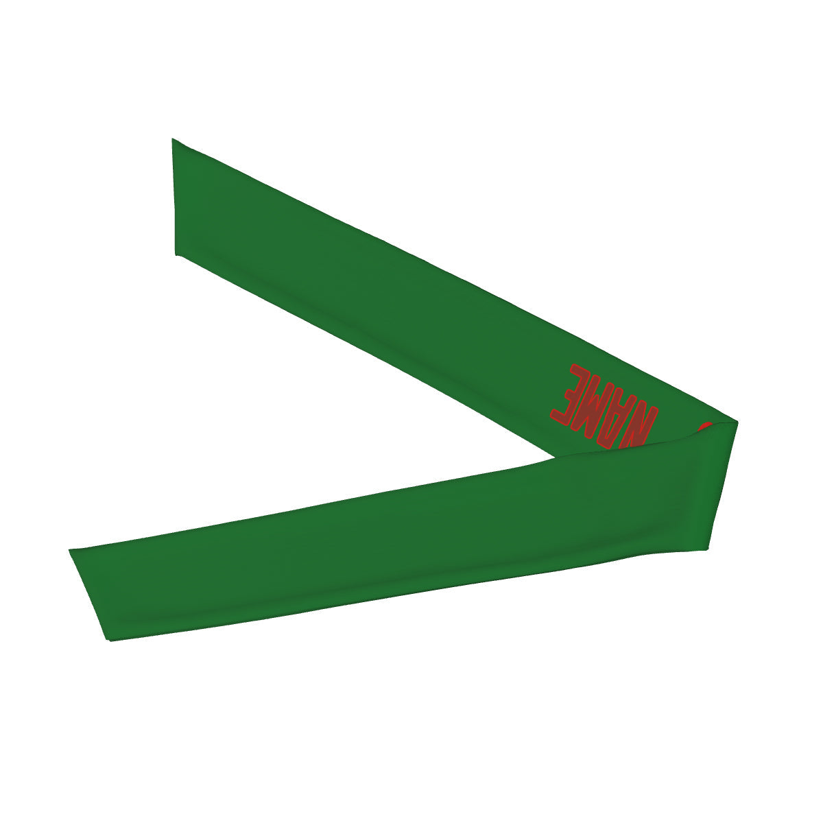 Custom Emerald Green Coral Red Headband
