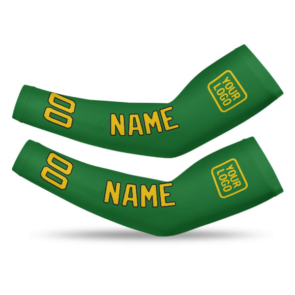 Custom Emerald Green Gold Arm Sleeve