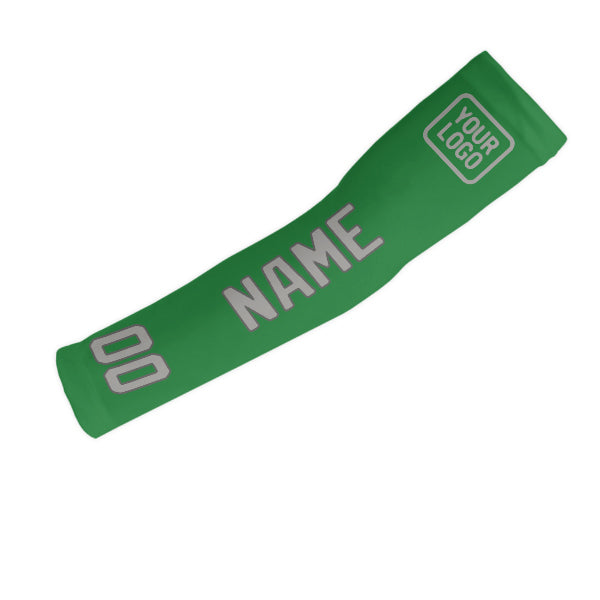 Custom Emerald Green Gray Arm Sleeve