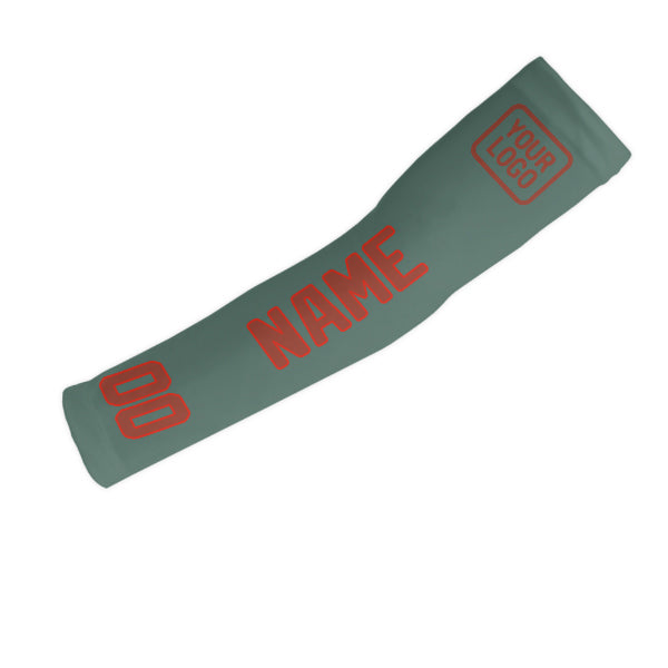 Custom Blue Green Coral Red Arm Sleeve