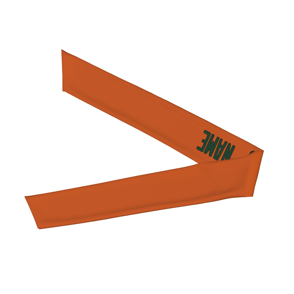 Custom Orange Green Headband