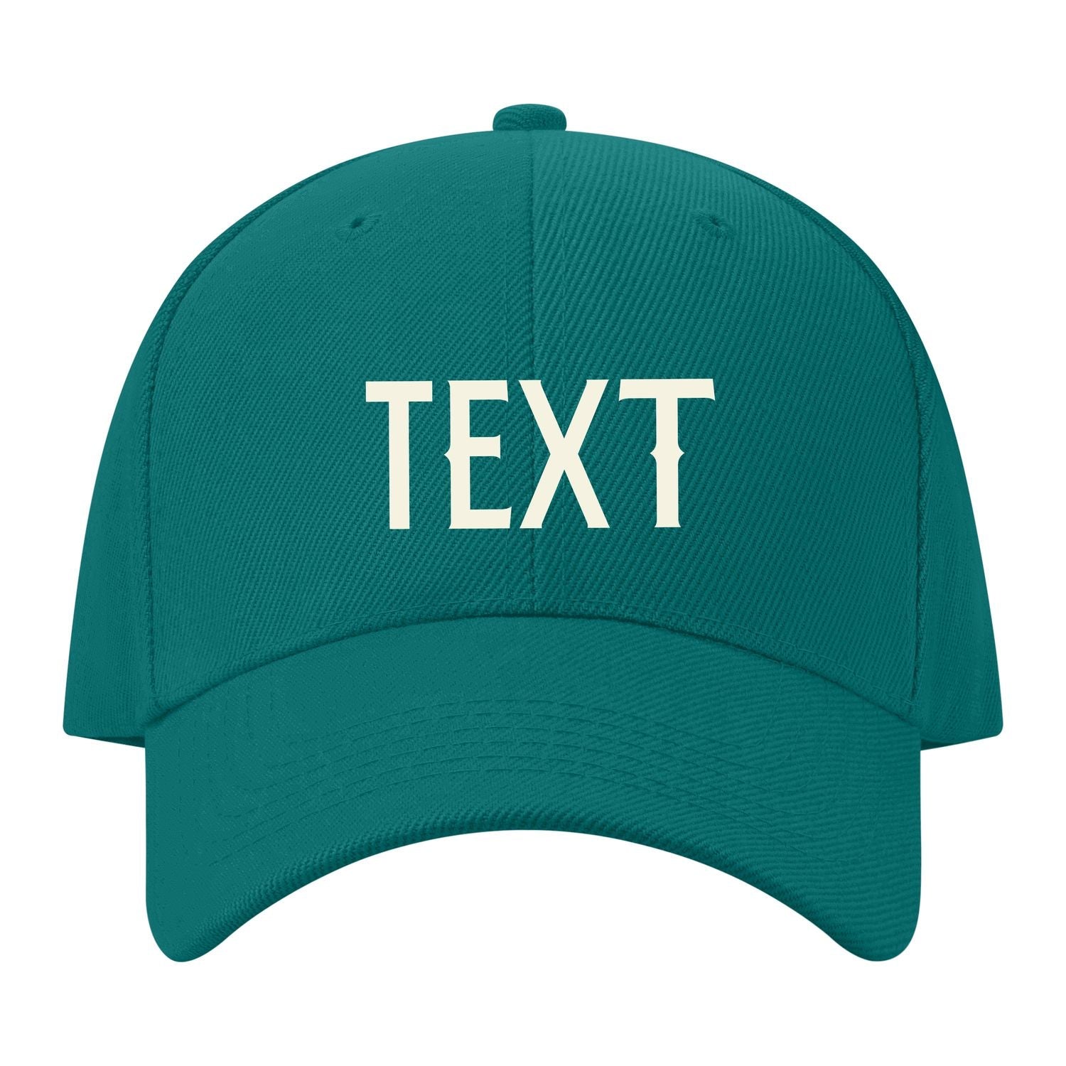 Custom Blue Green Light Purple Hat 28B21803
