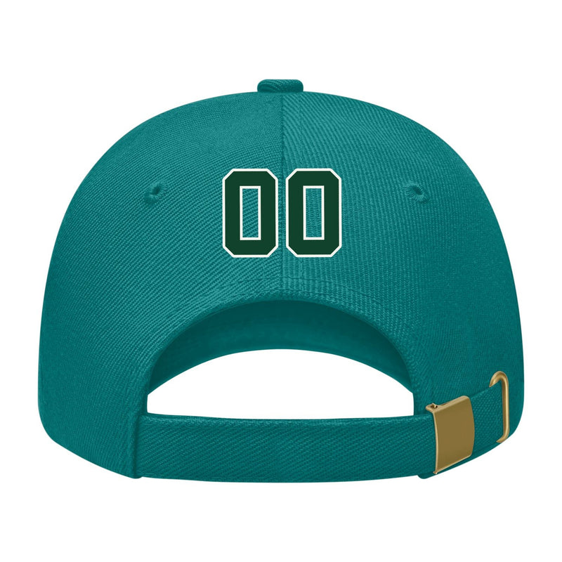 Custom Blue Green Corn Silk Hat 28B21805
