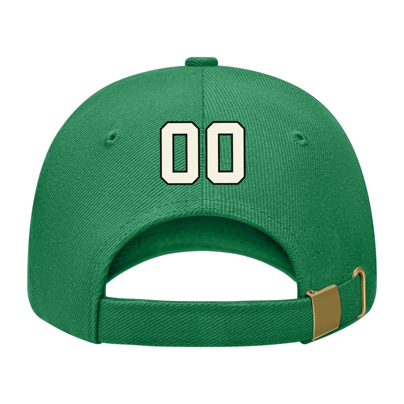Custom Emerald Green Light Purple Hat 29B21703