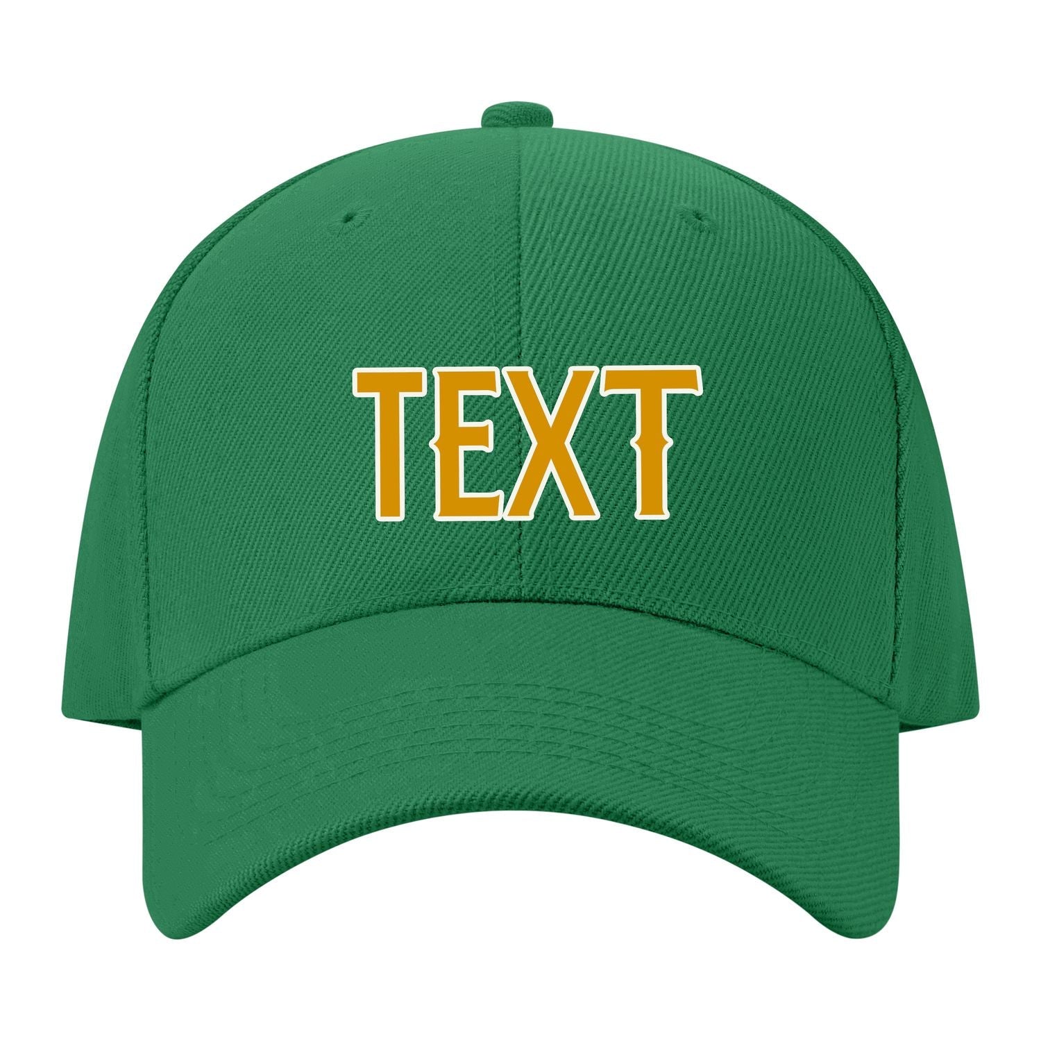 Custom Emerald Green Sky Blue Hat 29B21819