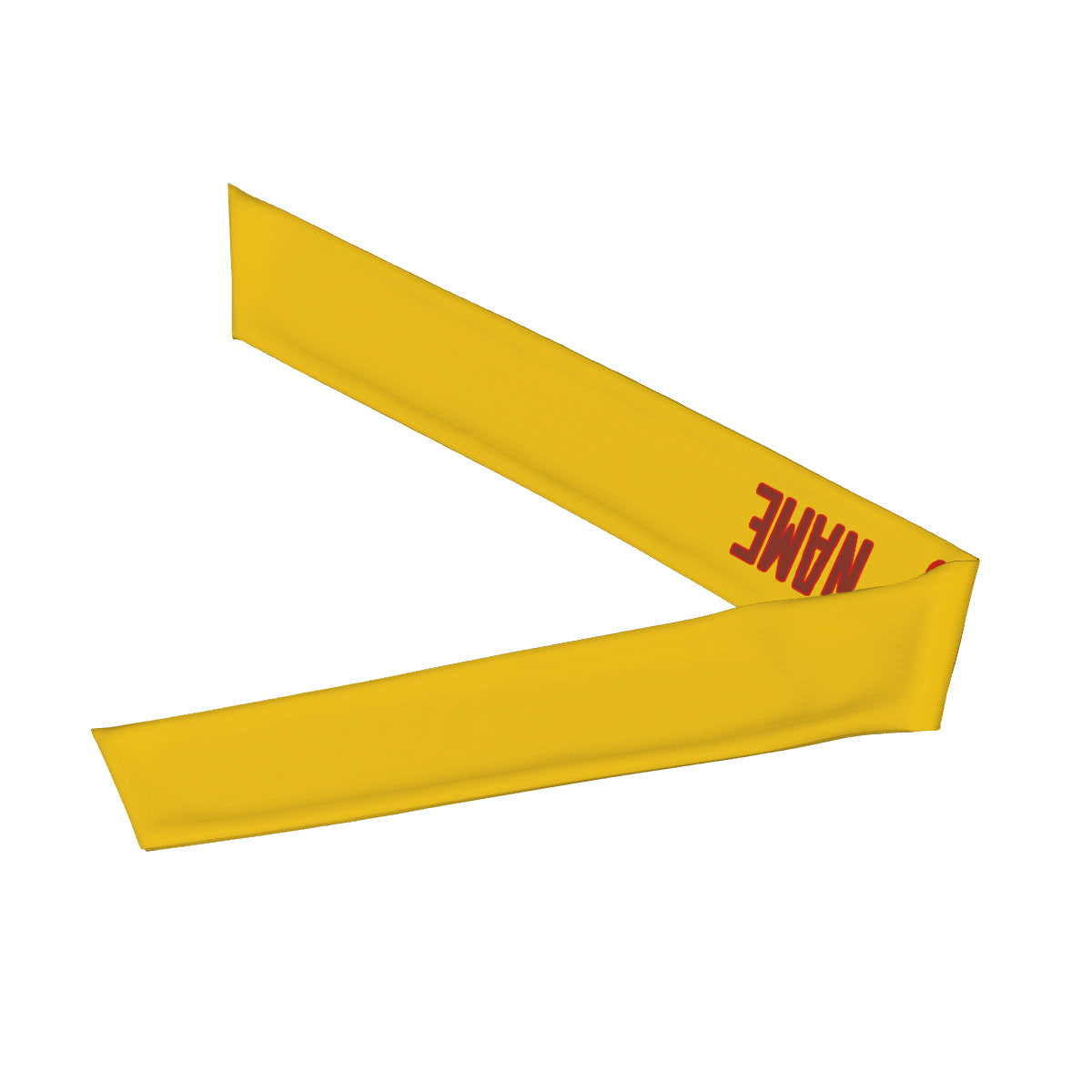 Custom Gold Coral Red Headband