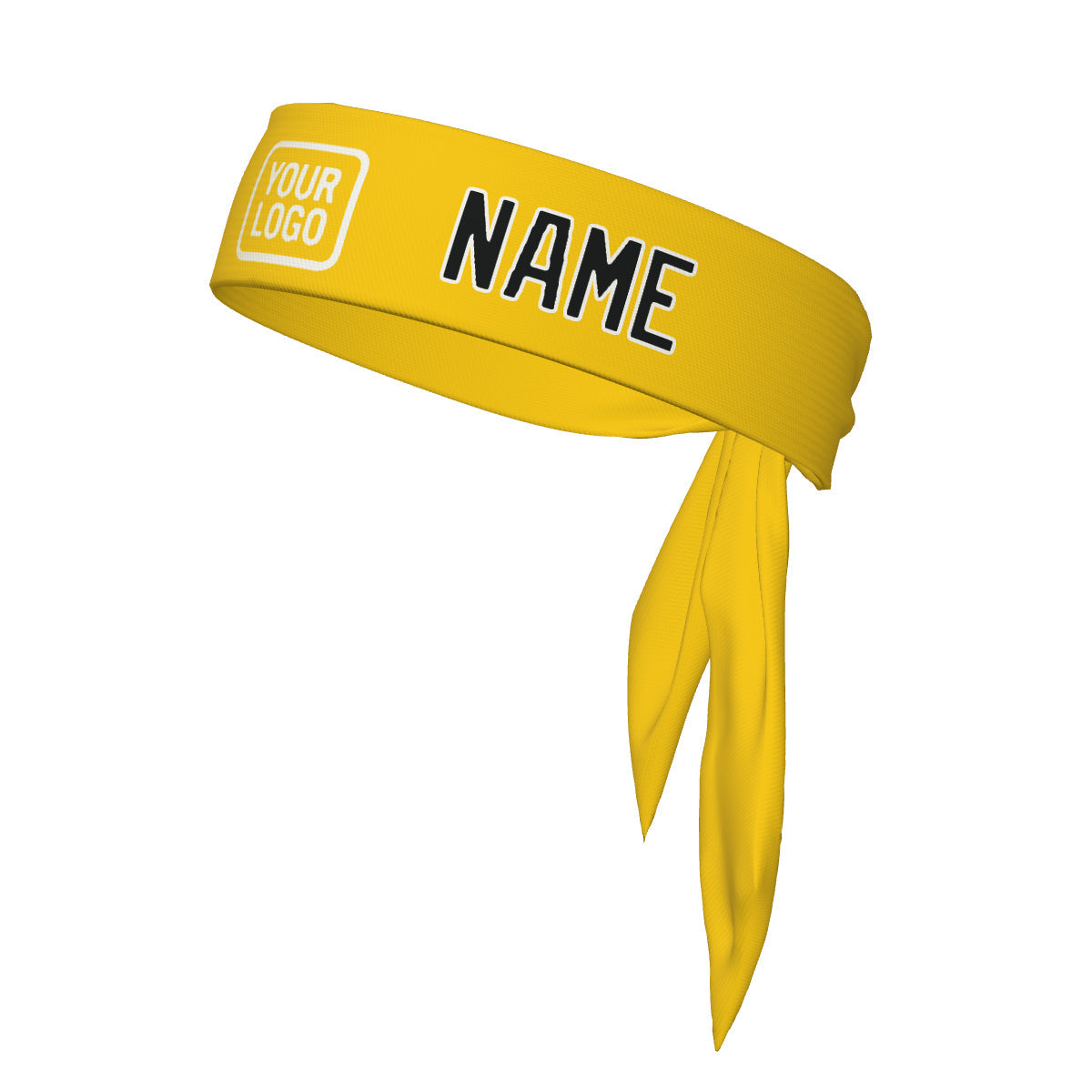 Custom Gold Black Headband