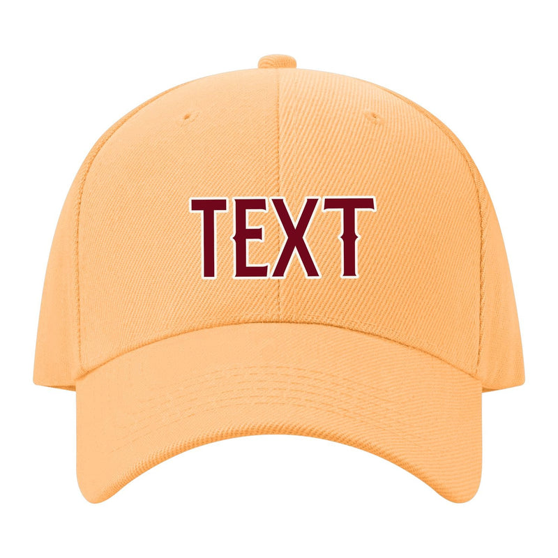 Custom Peach Powder Khaki Hat 30B21815