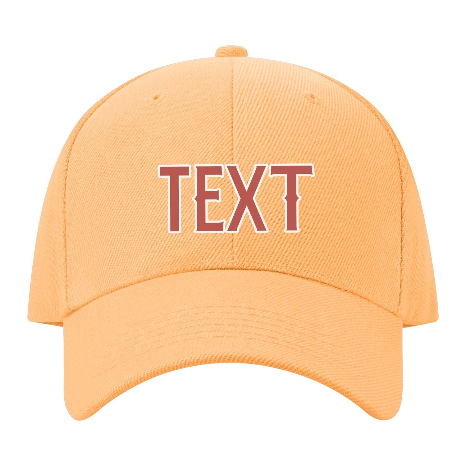 Custom Peach Powder Emerald Green Hat 30B21829