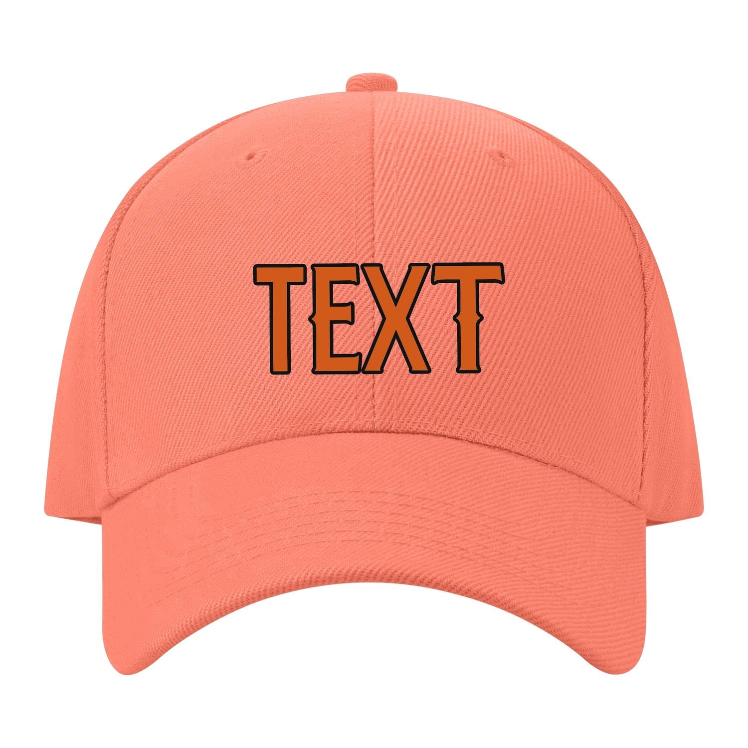 Custom Coral Pink Blue Green Hat 31B21728