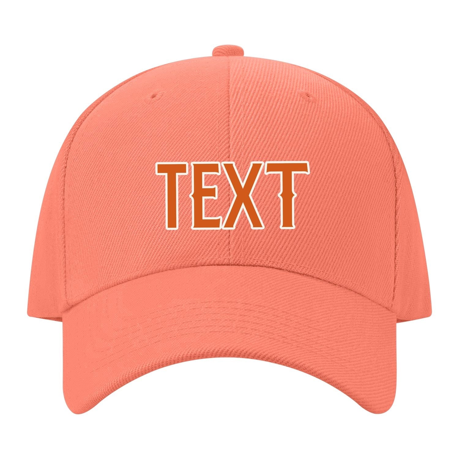 Custom Coral Pink Blue Green Hat 31B21828