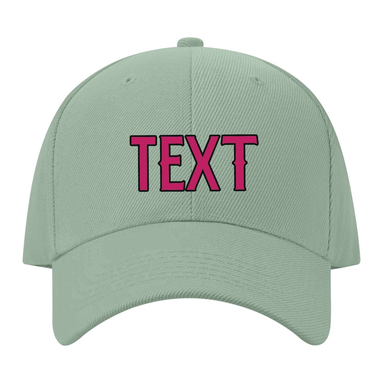 Custom Ash Green Light Pink Hat 32B21713