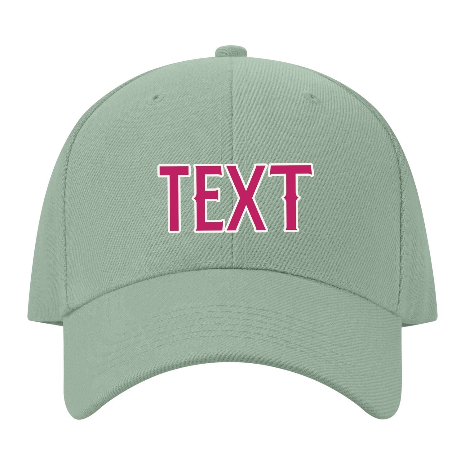 Custom Ash Green Light Pink Hat 32B21813