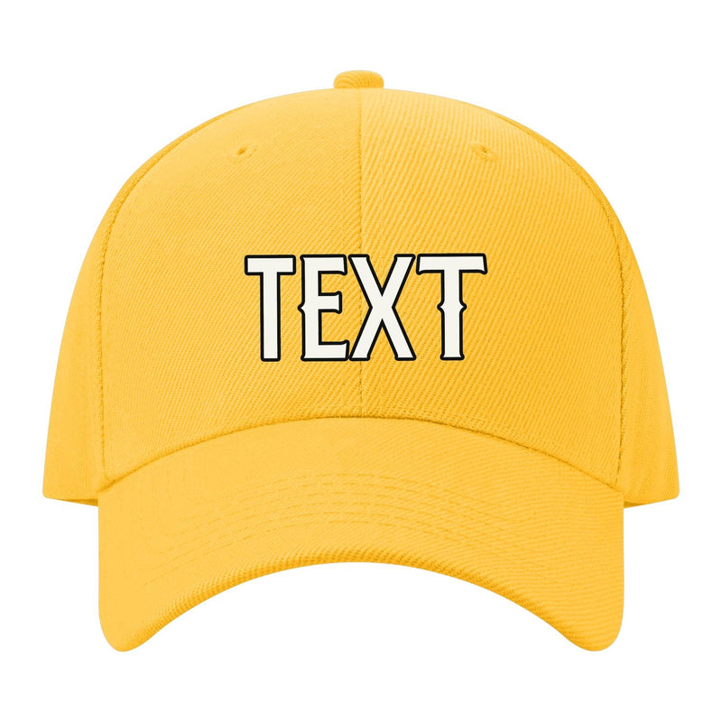 Custom Gold Pale Ice Blue Hat 33B21718