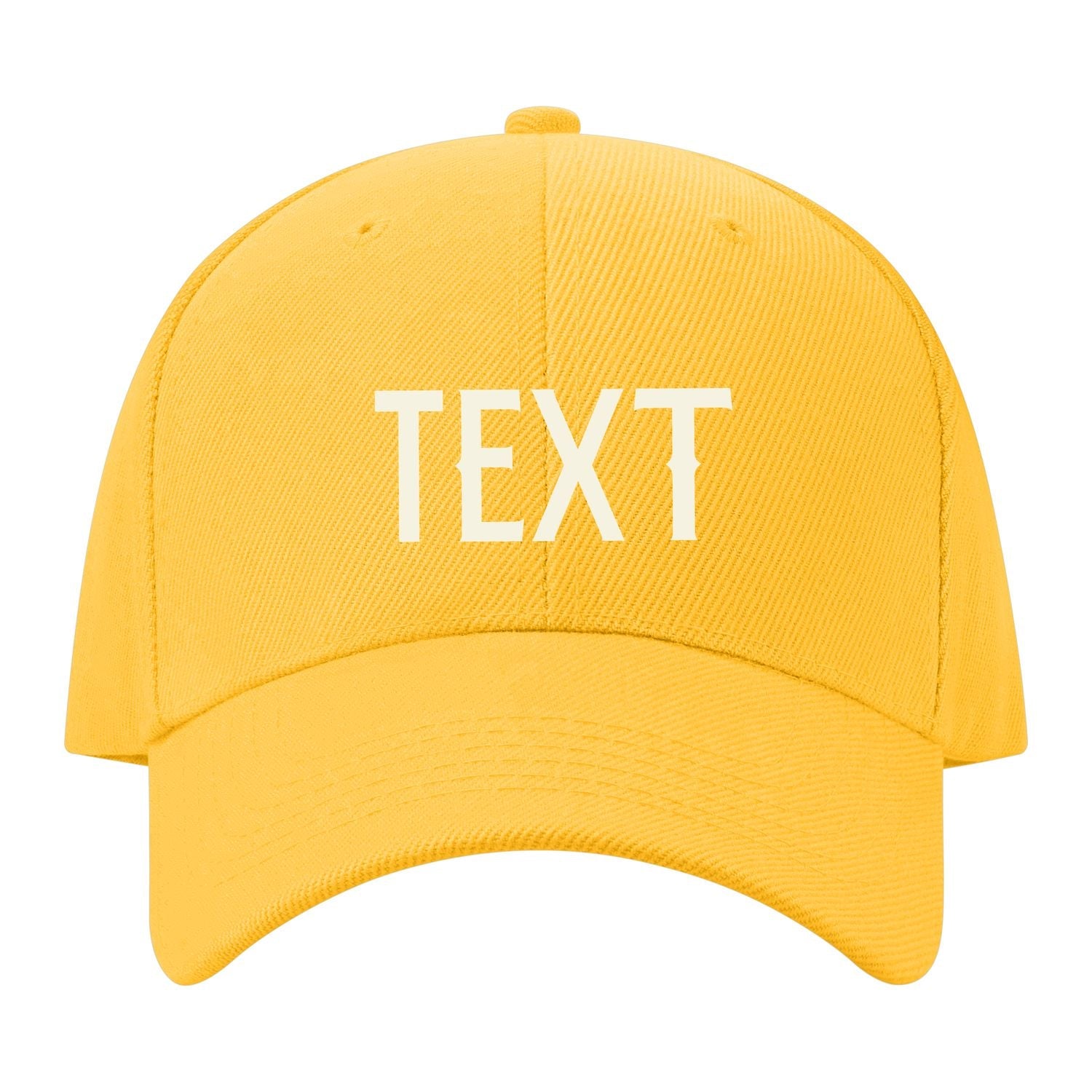 Custom Gold Light Purple Hat 33B21803