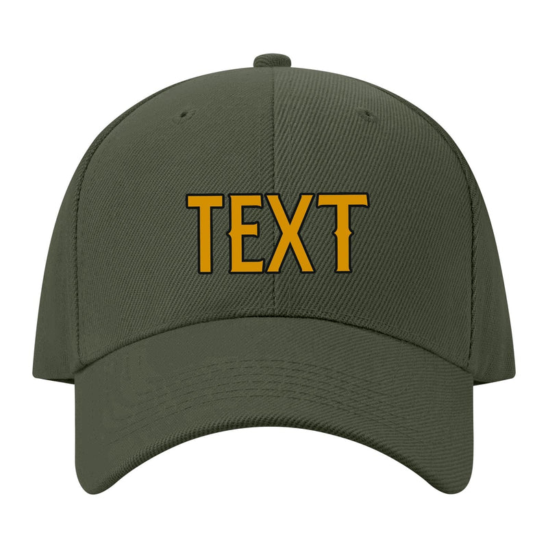 Custom Dark Green Sky Blue Hat 34B21719