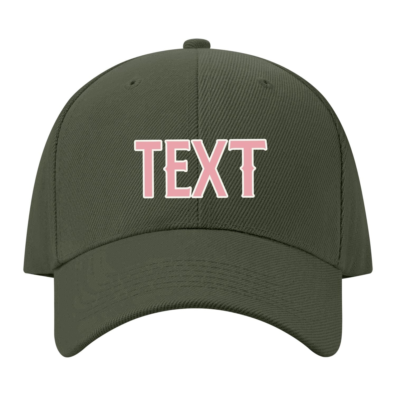 Custom Dark Green Light Emerald Green Hat 34B21821